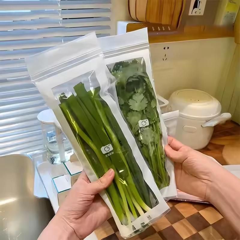 15 Pcs Reusable Refrigerator Storage Bags