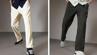 Men's Caudray Fabric Stylish Pants Pack of 2