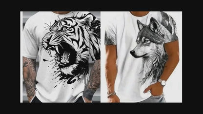 Men's Waffle Knit Crew-Neck T-Shirt (Pack of 2)